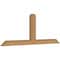 Ekena Millwork Portland Smooth Timber Gable Bracket, Western Red Cedar, 60"W x 22"H x 3 1/2"D x 3 1/2"F, 9/12 Pitch GBW060X22X0404POR00SWR - alternate 5
